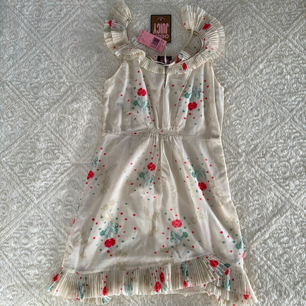 COPY - Juicy Couture Silk Cotton Floral Dress Women’s S NWT 90s Vintage